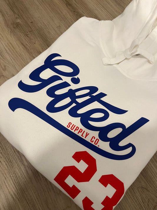 Classic White gifted/Dodger hoodie